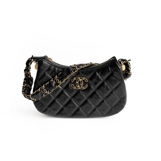 Chanel Hobo Bag in Quilted Calfskin